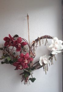 saint valentin création florale Belfort Montbéliard Natur'elle