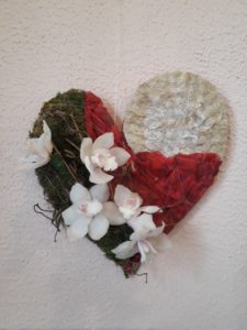 saint valentin création florale Belfort Montbéliard Natur'elle