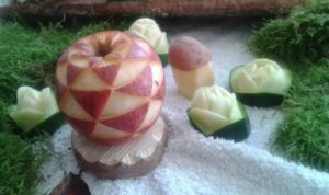 création fruits et légumes sculptés Belfort Montbéliard Natur'elle